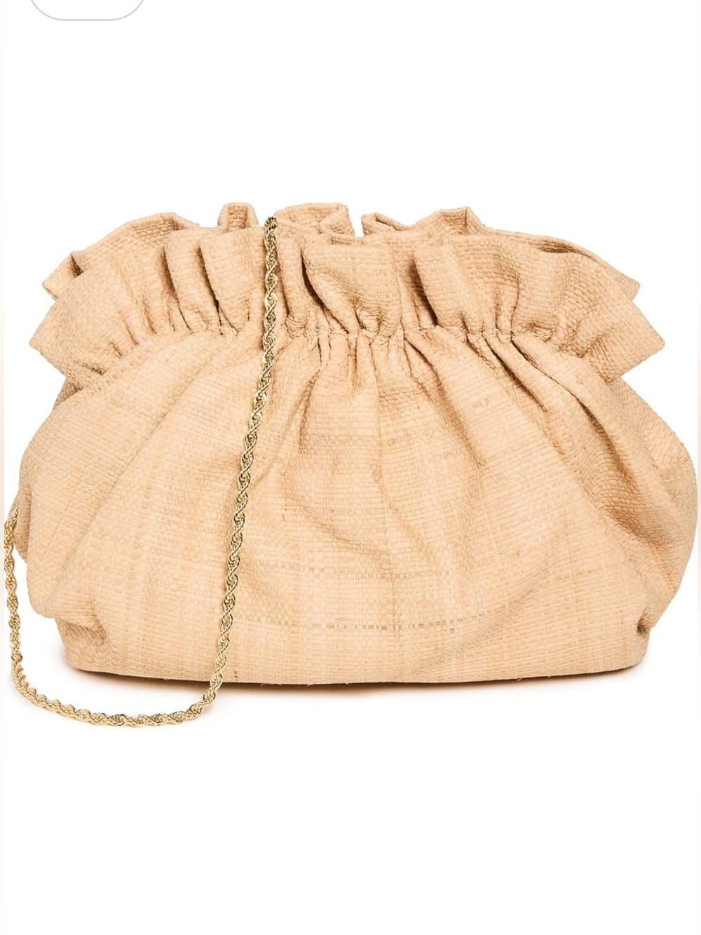 Loeffler Randall Willa Mini Clutch Raffia